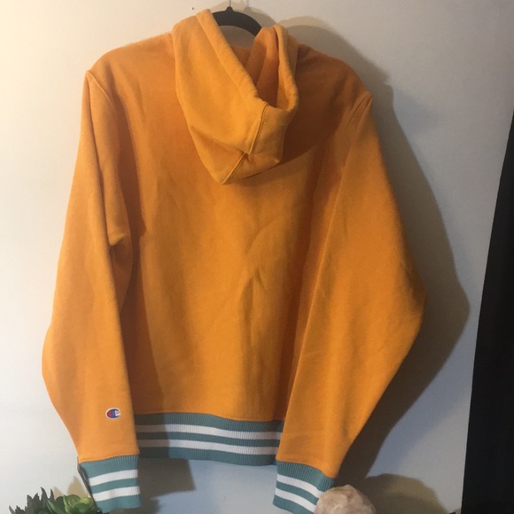 NWT sunshine orange/ yellow champion hoody - Picture 6 of 6